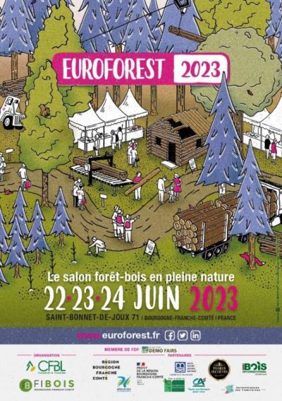 Euroforest fair 2023 in Saint-Bonnet-de-Joux